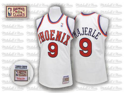 Phoenix Suns 9 Dan Majerle White Throwback Jersey