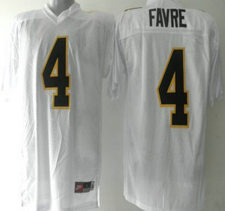 Southern Mississippi Golden Eagles #4 Favre White Jersey