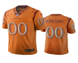 Tampa Bay Buccaneers Custom Orange City Edition Vapor Limited Jersey
