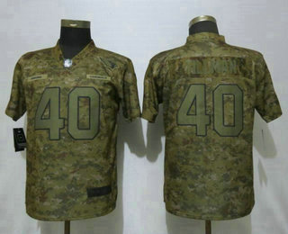 Women's Arizona Cardinals #40 Pat Tillman 2018 Camo Salute to Service Stitched NFL Nike Limited Jersey