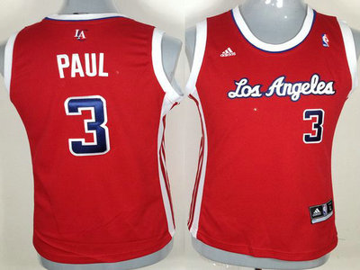 Los Angeles Clippers 3 Chris Paul Red Swingman Womens Jersey