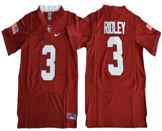 Youth Alabama Crimson Tide #3 Calvin Ridley Red 2016 Pro Combat Stitched College Football Nike NCAA Jersey