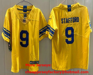 Youth Los Angeles Rams #9 Matthew Stafford Limited Yellow 2026 Classic Vapor Jersey