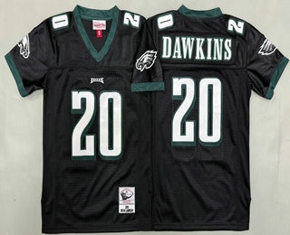 Youth Philadelphia Eagles #20 Brian Dawkins Black 2003 Throwback Jersey