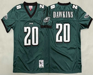Youth Philadelphia Eagles #20 Brian Dawkins Green 2003 Throwback Jersey
