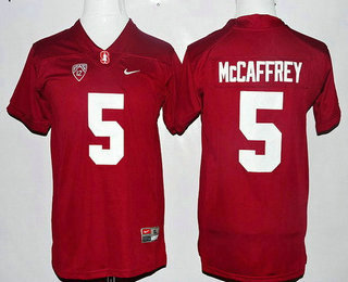 Youth Standford Cardinals #5 Christian McCaffrey Red Limited Stitched College Football Nike NCAA Jersey